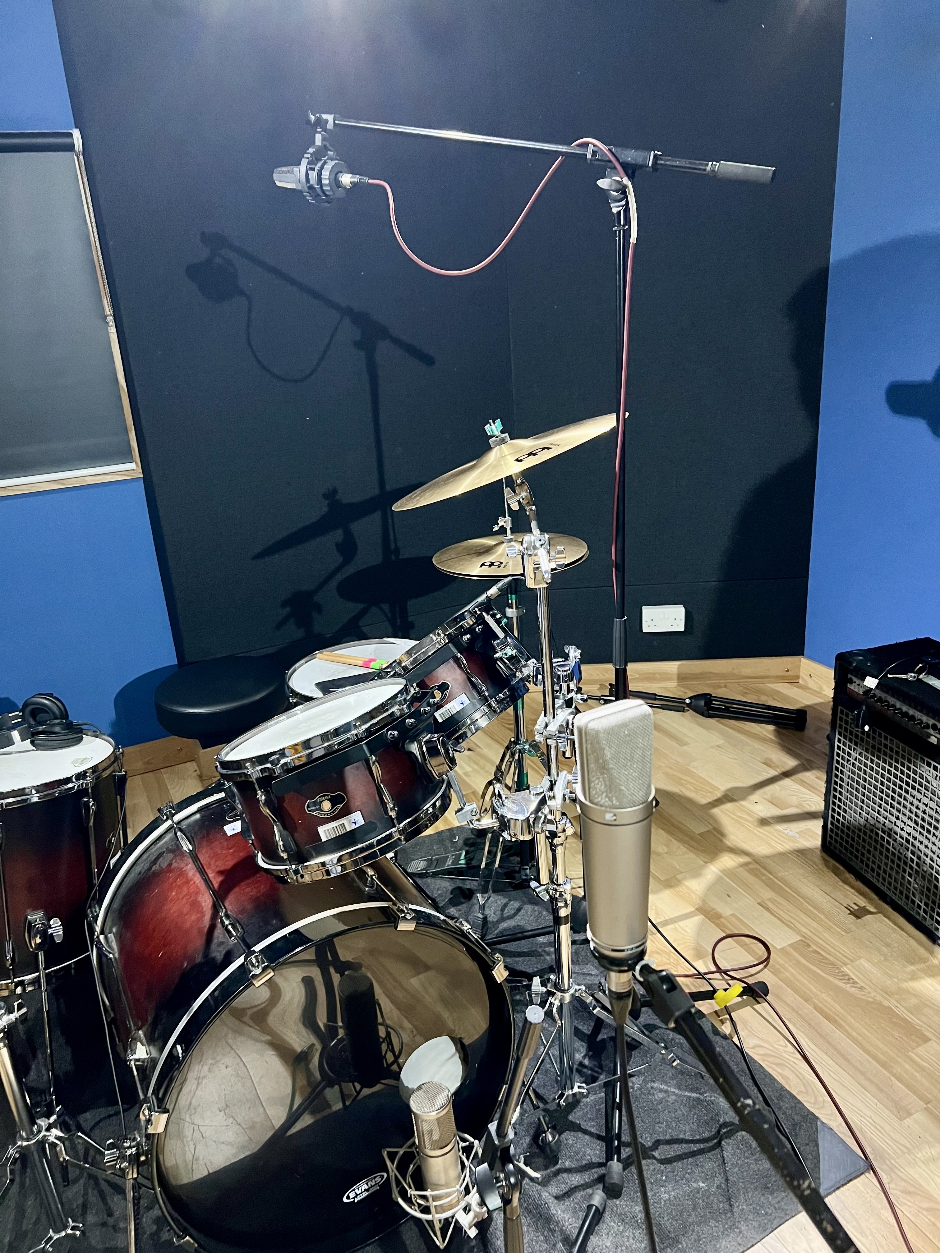 Drum recording setup